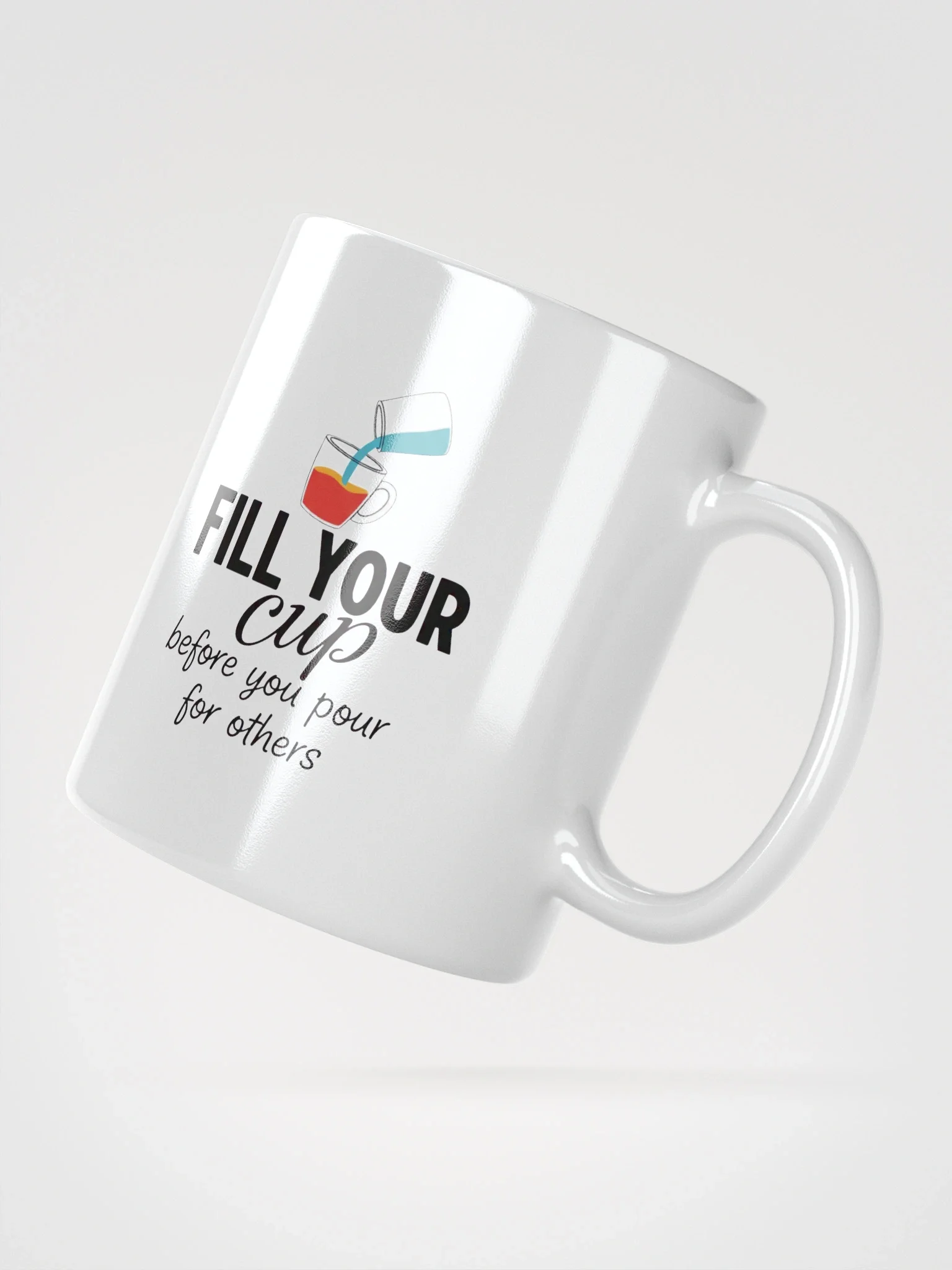 Self-Care Inspirational Mug – "Fill Your Cup Before You Pour for Others" – Motivational Coffee & Tea Cup for Positive Vibes product image (3)