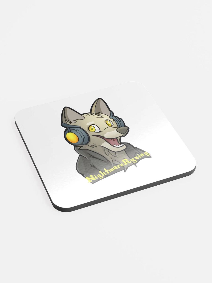 Glowing Wolf Headphone Coaster product image (2)