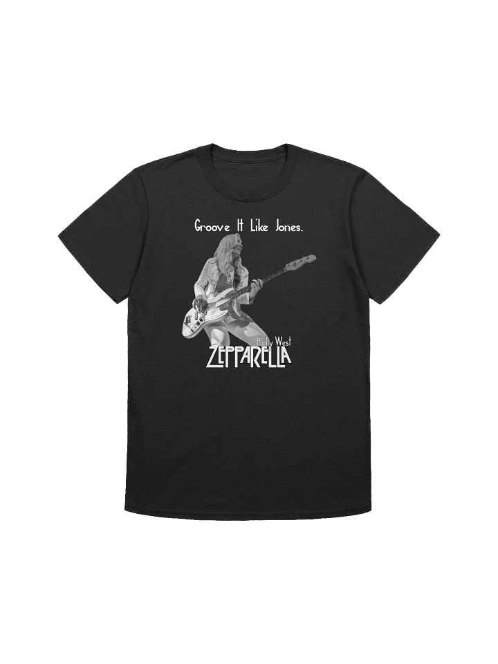 Groove It Like Jones - Holly West Tee - Black and White Design product image (1)
