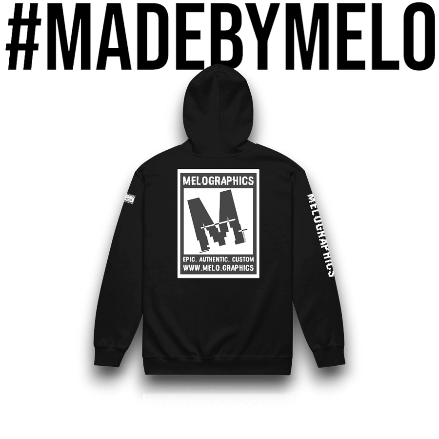 MELOGRAPHICS - Classic Zip Hoodie | #MadeByMELO product image (9)