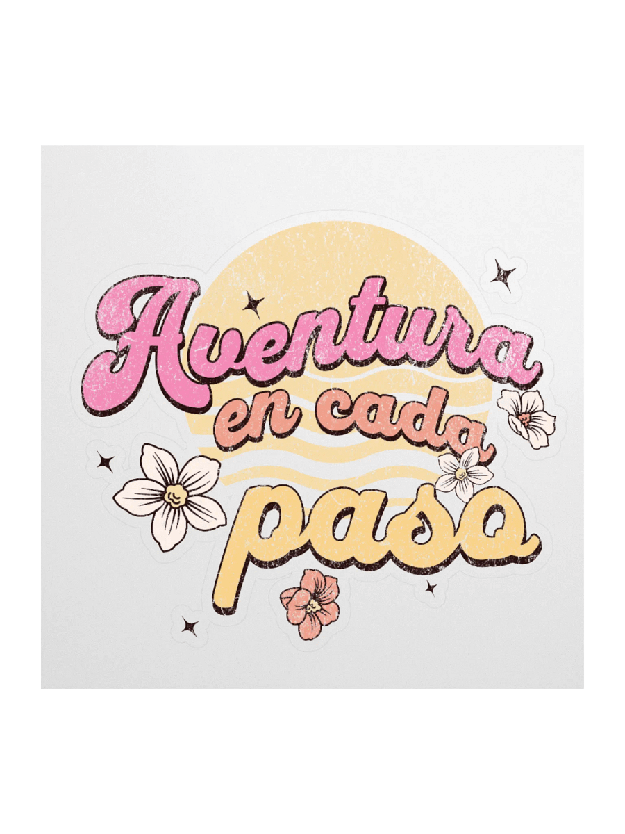 Aventura en Cada Paso Kiss Cut Stickers product image (2)