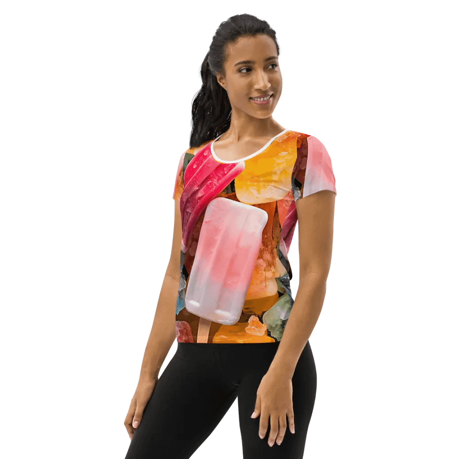 Summer Popsicle Paradise Women's Athletic Tee product image (3)