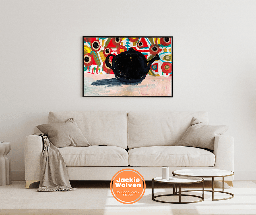 Orignial Painting: Golden Chai product image (2)