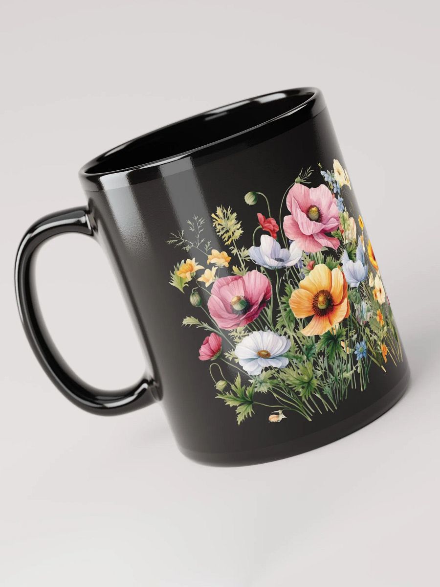 Floral Fiesta Black Mug product image (3)