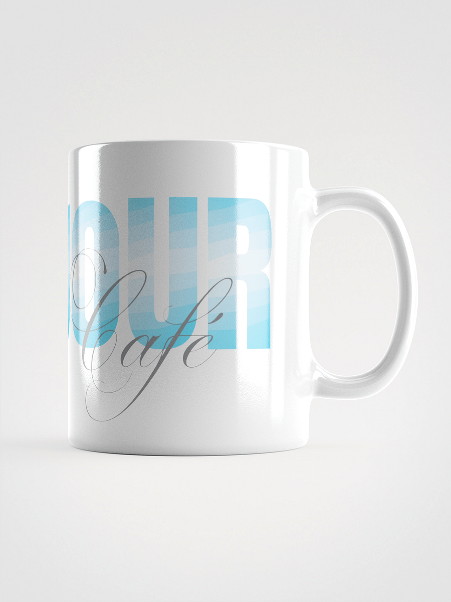 Mug Blanc Bonjour Mon Café - Cadeau Mug Message Positif product image (1)
