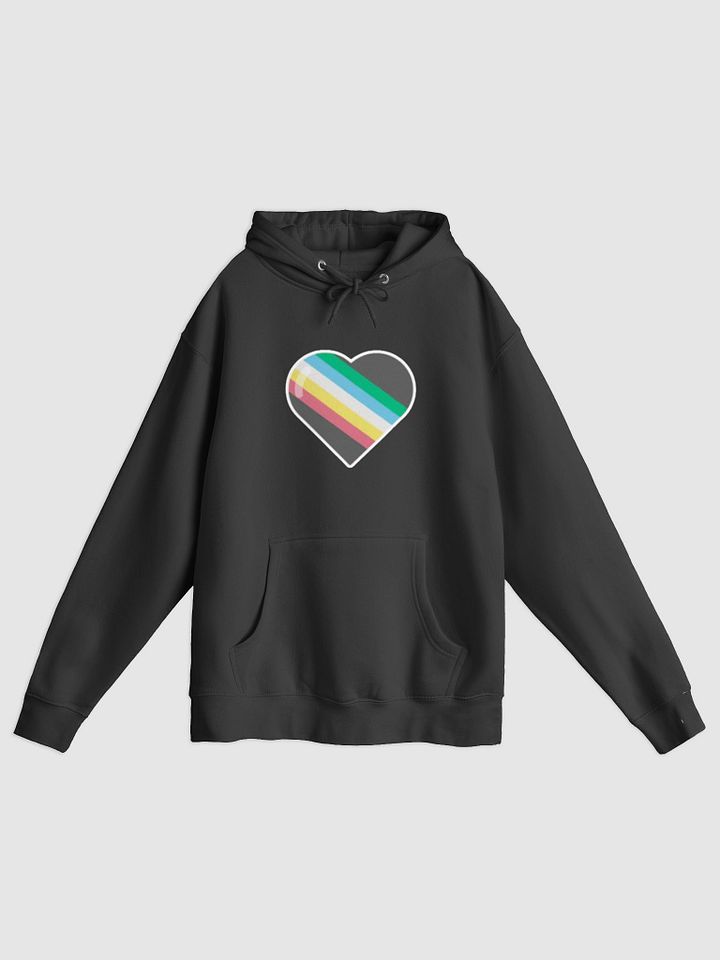 Disability Pride Heart Pullover Hoodie product image (1)