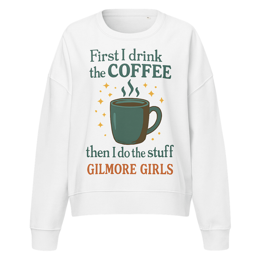 Gilmore Girls Coffee Cup Organic Sweatshirt product image (1)