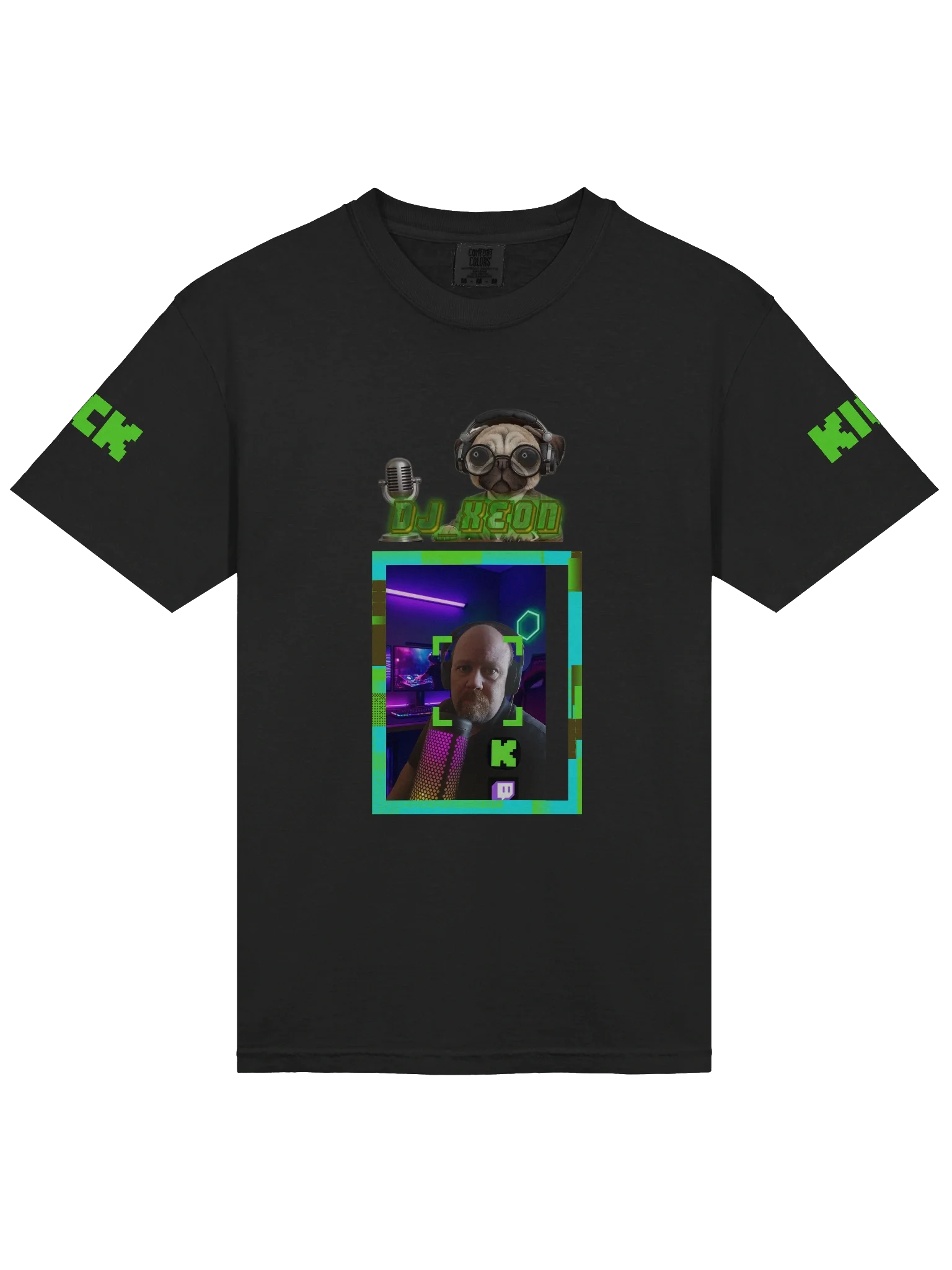 DJ XEON KICK Dyed Heavyweight T-Shirt product image (3)