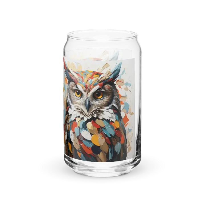 Twilight Guardian Owl Glass Can Sipper product image (2)