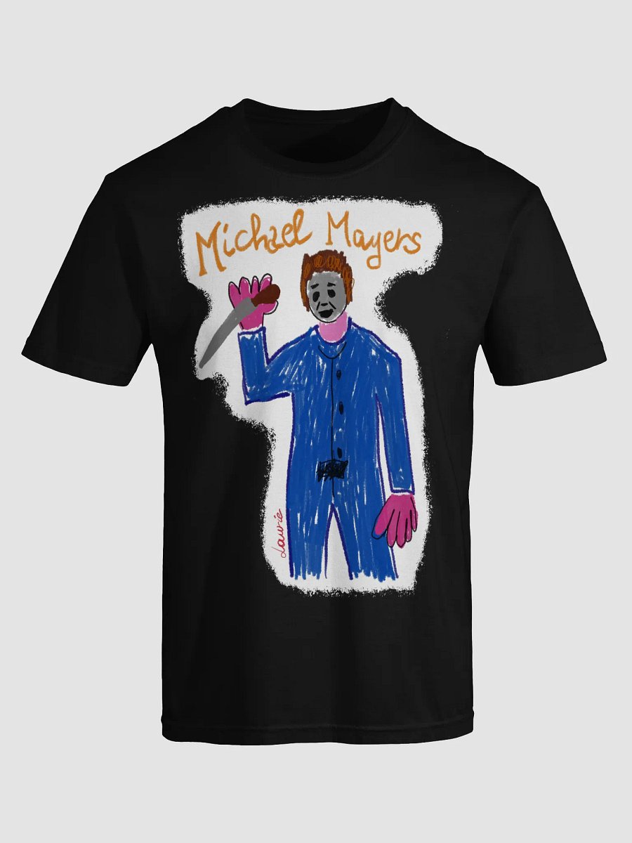 🔪 “MAYERS” – Creepy Kids Horror Tribute Tee Halloween Vibes Limited Edition Distressed Vintage 🩸🎃 product image (10)