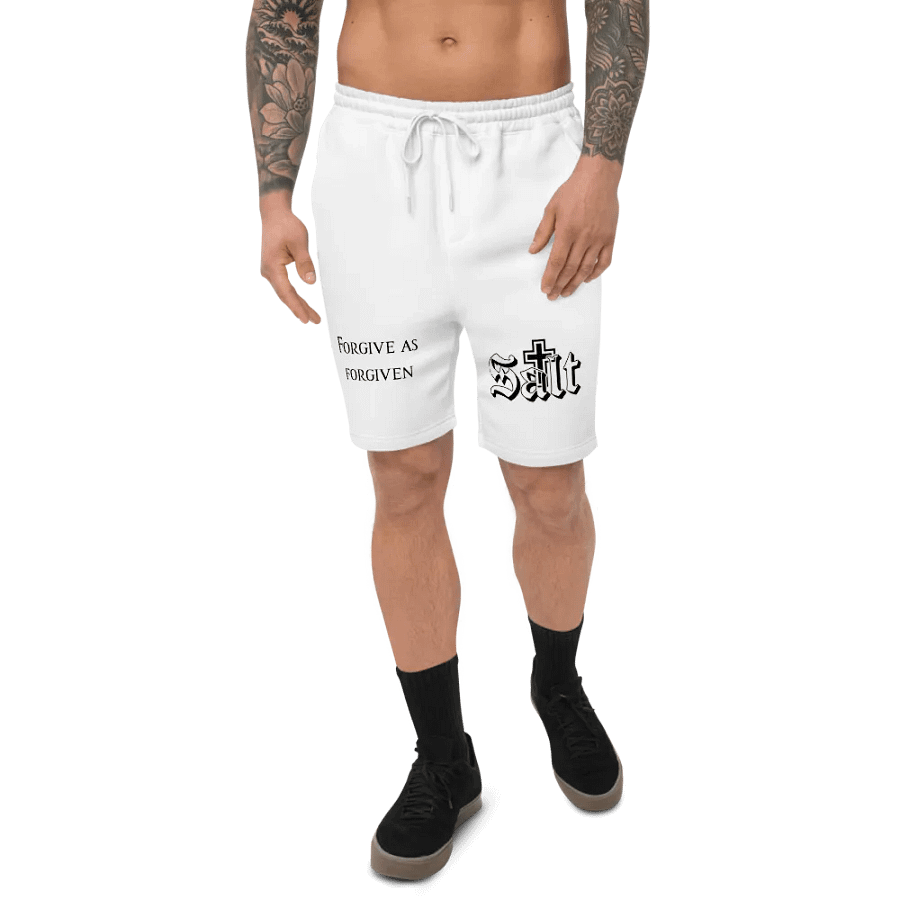 Rep Your Faith, Spread Kindness: Forgiven + Free Fleece Shorts product image (3)