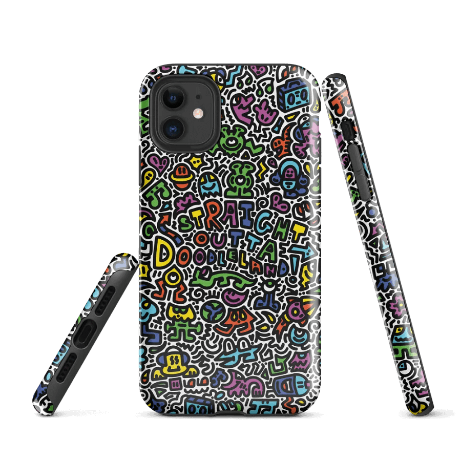 'Straight Outta Doodleland' Phone Case product image (1)
