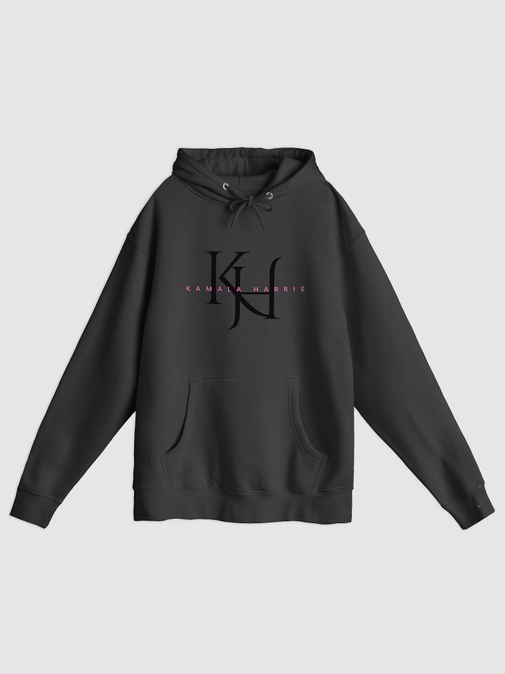 K.H. Black and Pink Text Graphic Hoodie product image (1)