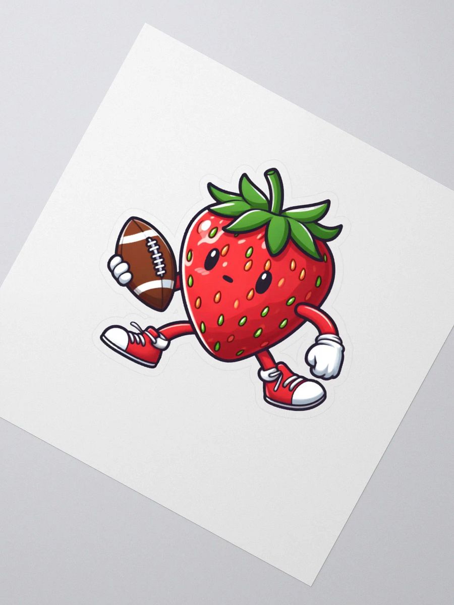 Strawberry Touchdown Kiss Cut Stickers product image (6)