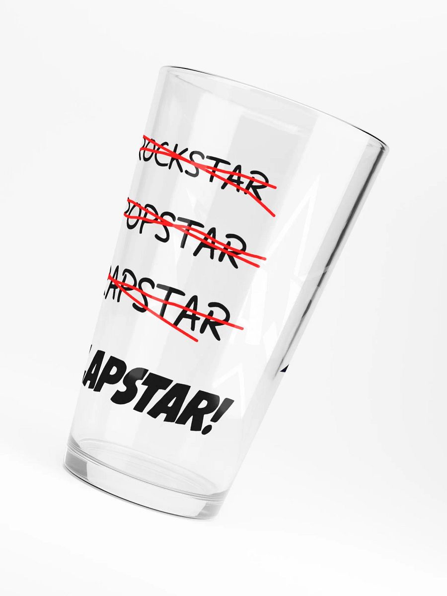 The "CROSS-OUT" Pint Glass product image (6)