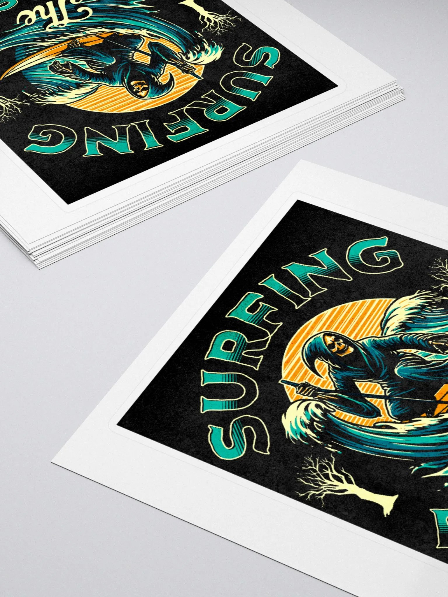 Surfing The River Styx Sticker product image (4)