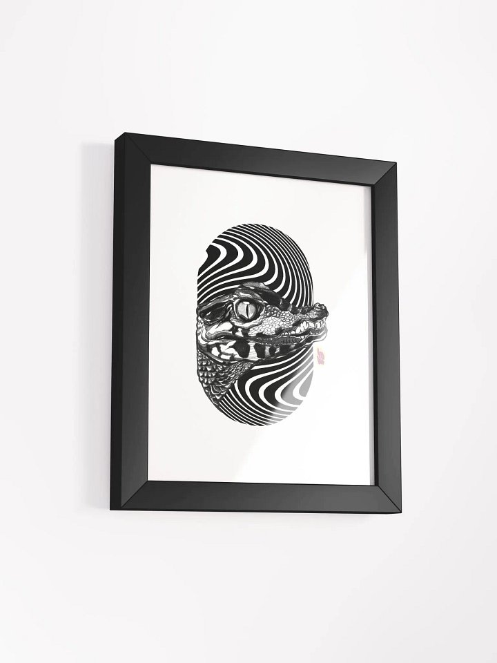 (Cuadro) SUMINAGASHI BLACK CROCODILE product image (2)