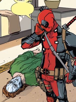 Deadpool Ends DOOM!! #Doctordoom #marvelcomics #deadpoolcomics