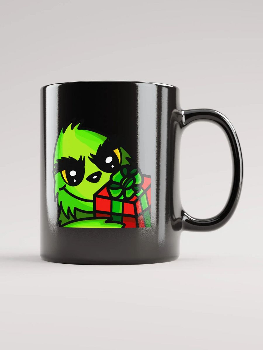 GRINCH XMAS CHEER GLOSSY BLACK MUG product image (1)
