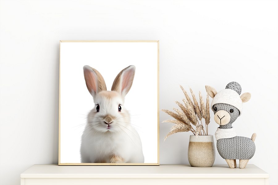 Fluffy Bunny Bliss Print product image (2)