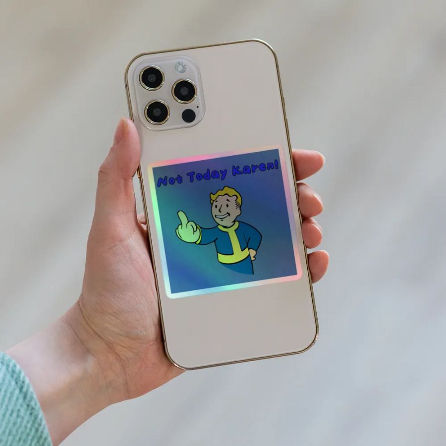 Not Today Karen! Vault Boy Salute Sticker's product image (8)