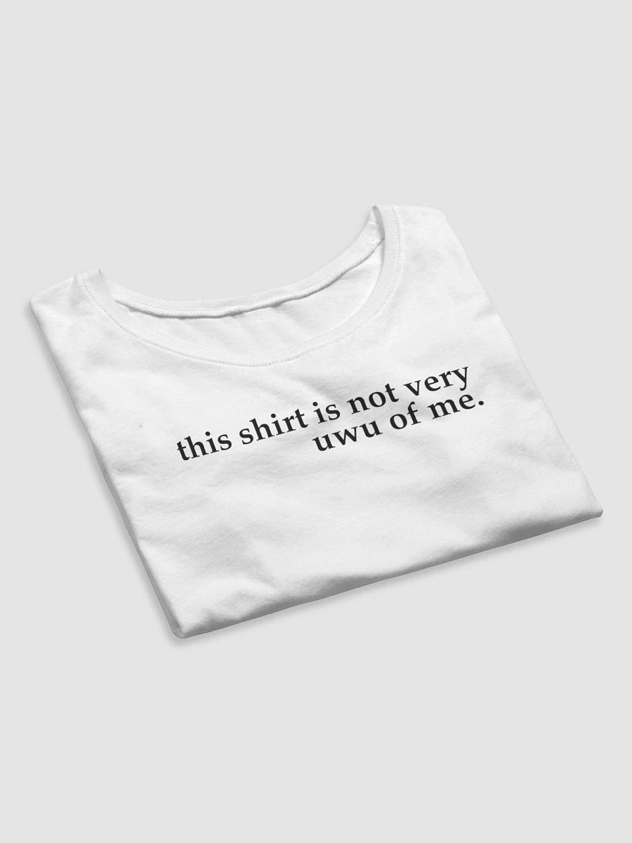 not very uwu cropped tee product image (4)