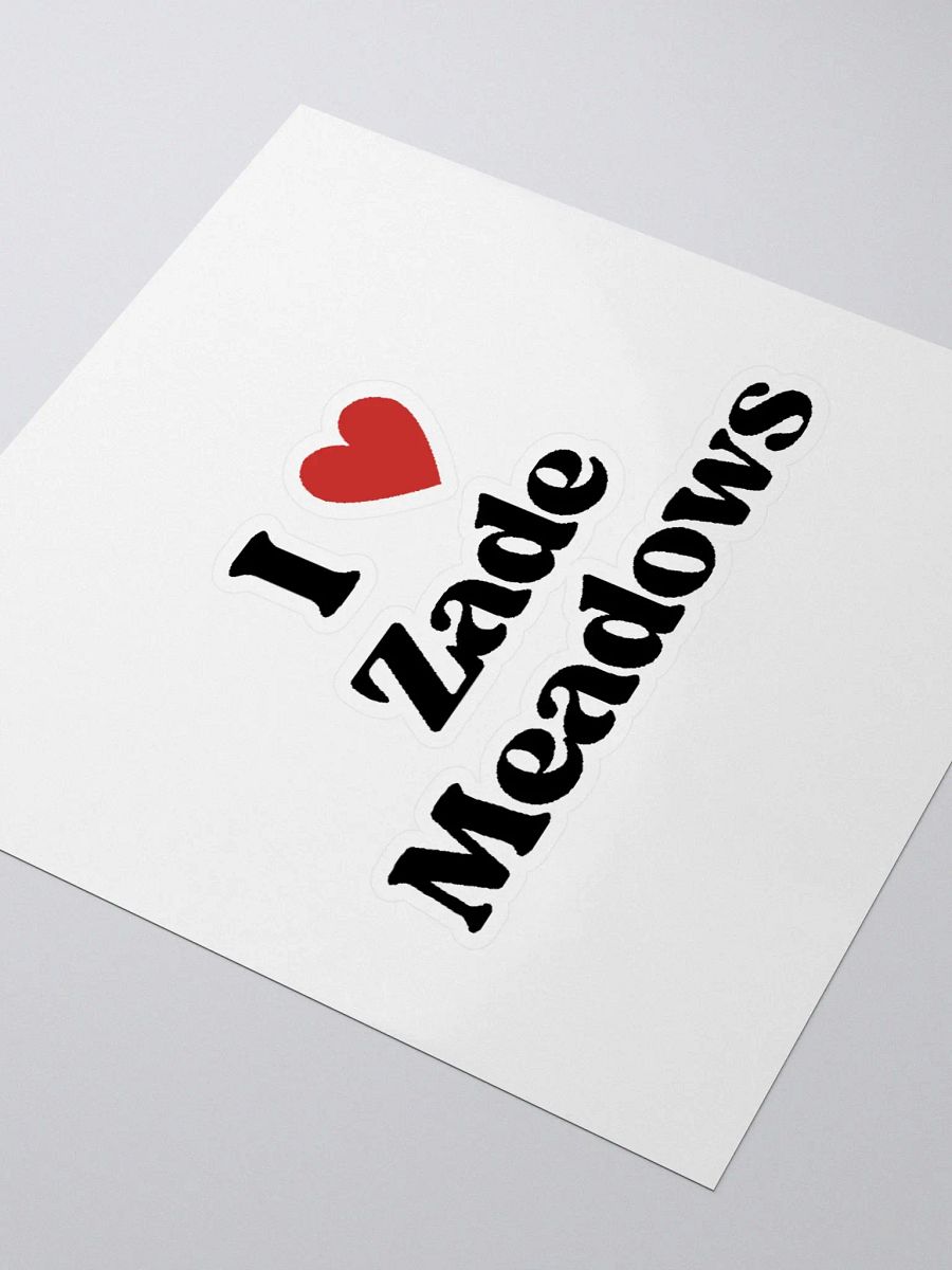 Zade Meadows Sticker product image (3)