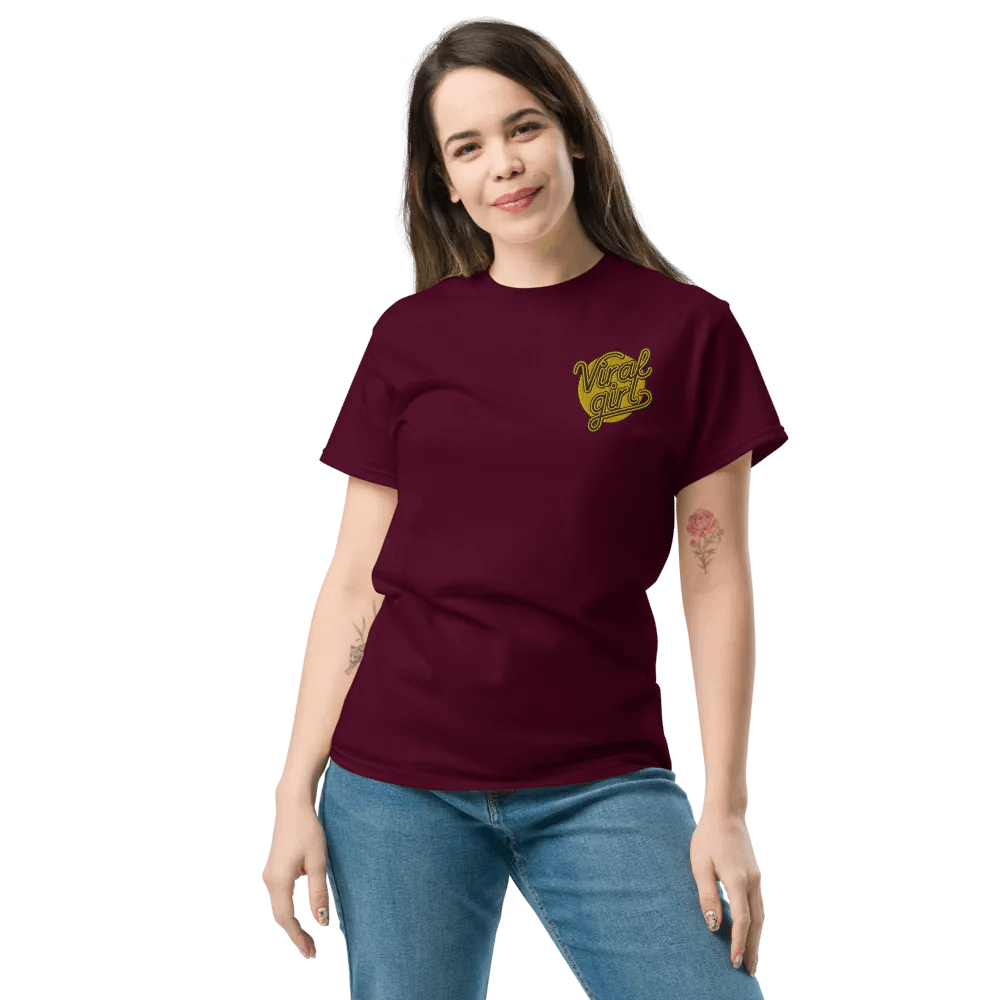 Viral Girl Cursive Tee product image (3)