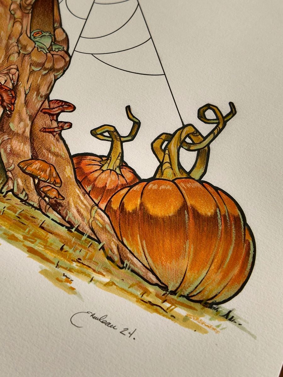 Hand Coloured Toad in the Hole Print product image (6)