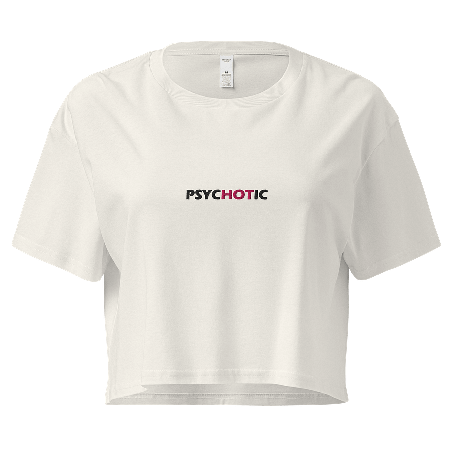 PsycHOTic (EMBROIDERED) Women's Crop Top 2 product image (1)