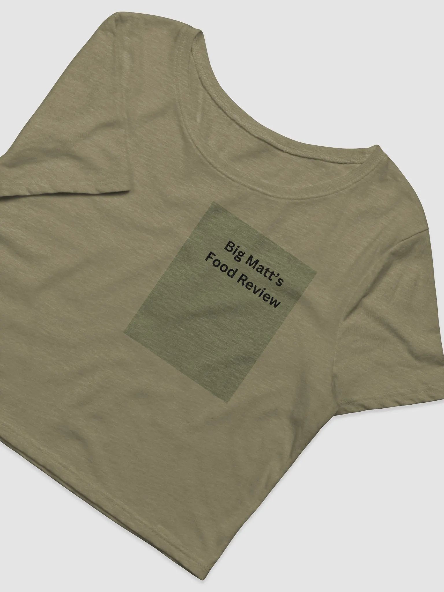 Big Matt's Food Reviews Women's Crop Tee product image (3)