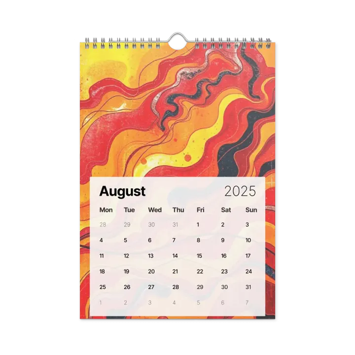 ART ABSTRACT WALL CALENDAR 2025 product image (2)