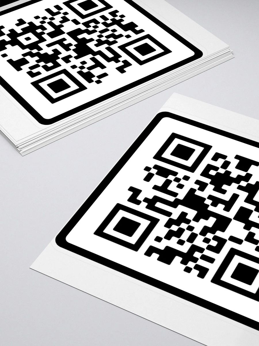 Scan Me Kiss Cut Stickers product image (13)