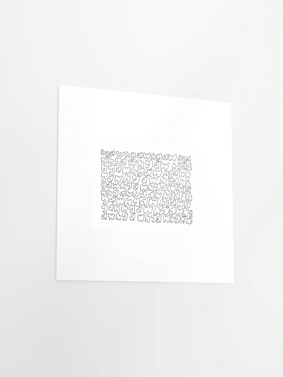 hyaw hyaw hyaw panel card print product image (5)