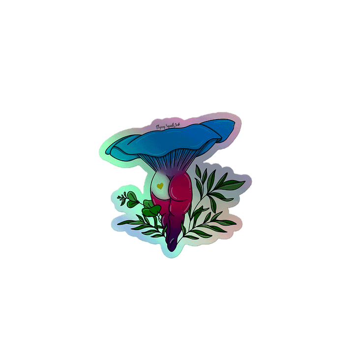 Poly Mush- Holo Sticker product image (1)