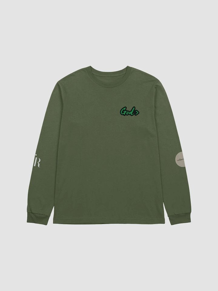 God > ALT Long Sleeve - (GREEN TEXT) product image (3)