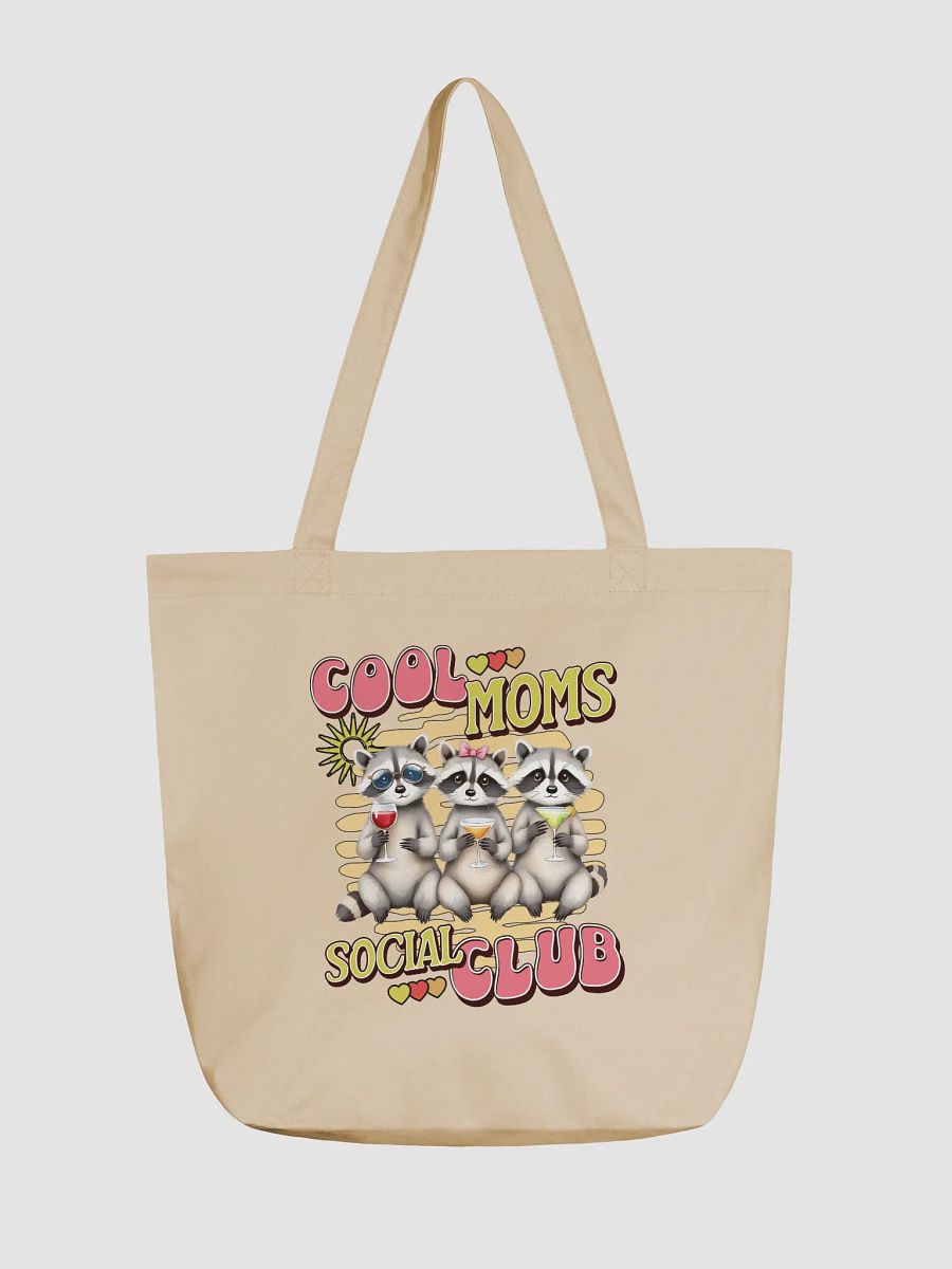 Cool Moms Social Club Raccoon Tote Bag product image (2)