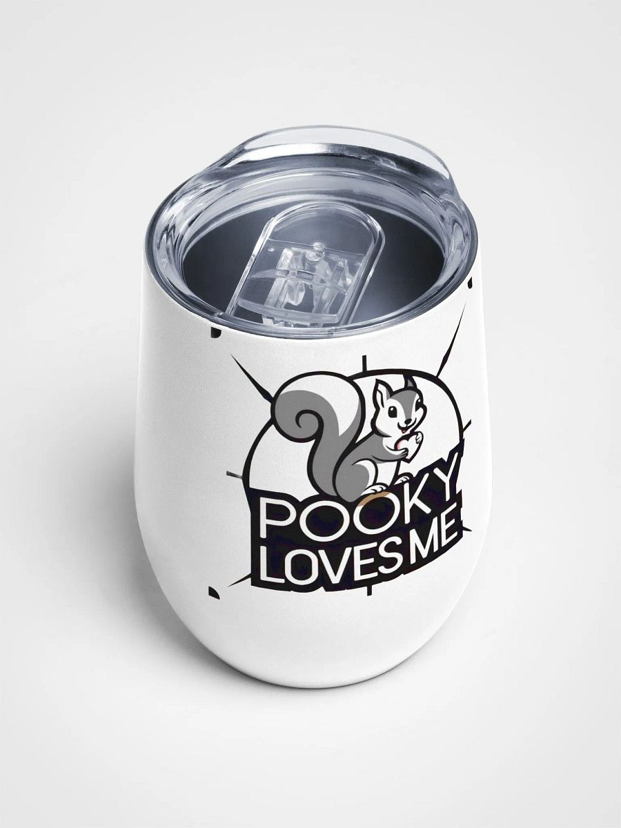 Wine Tumbler, Keeps Drinks Cold: Pooky Loves Me product image (4)