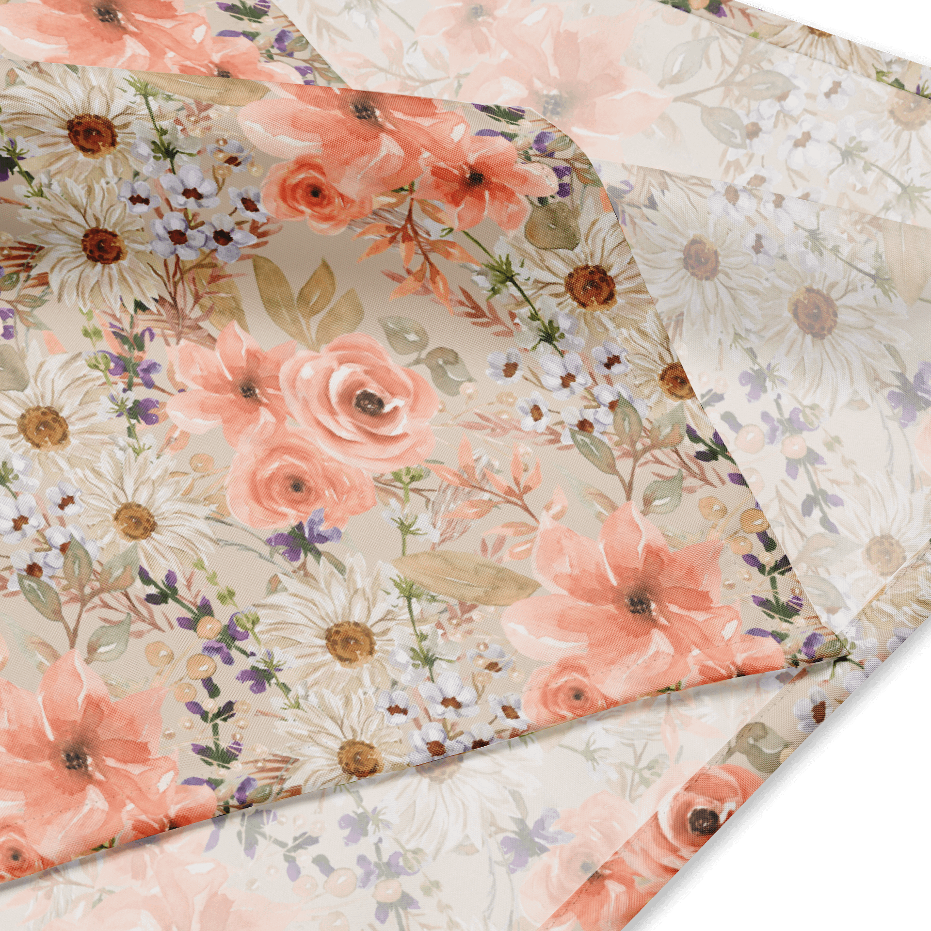 Orange Flowers Bandana product image (4)