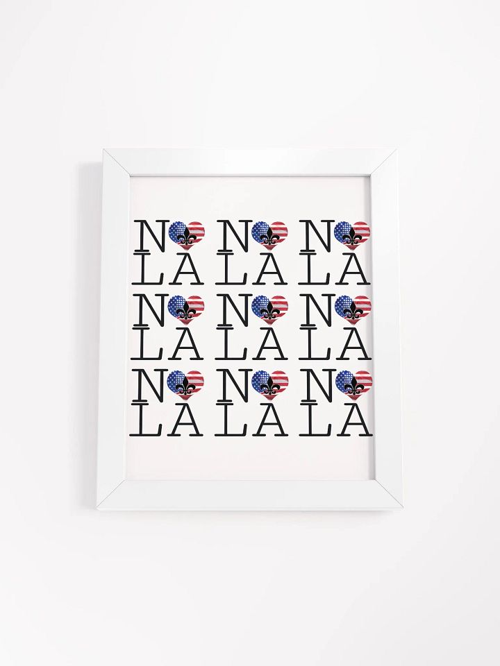 I LOVE NOLA **LEGACY POSTER** (USA HEART) product image (5)