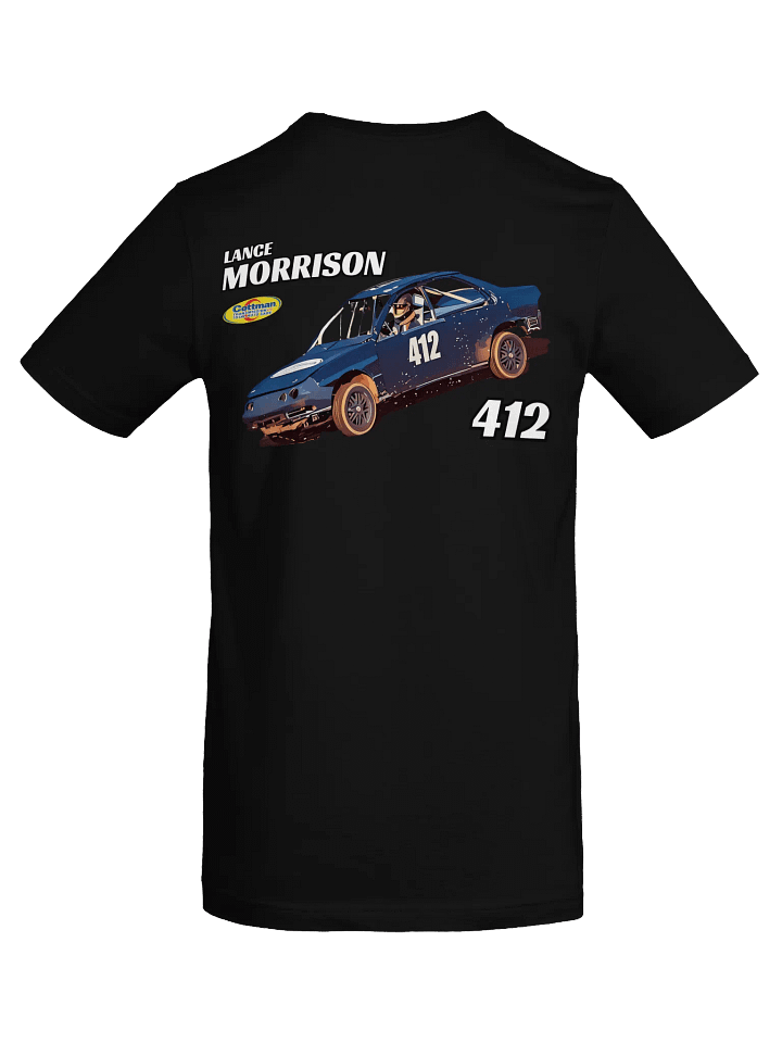 Cartoon Style Lance Morrison 412 Dirt Racing Shirt product image (41)