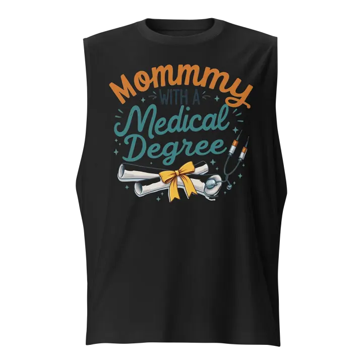 Mommy with a Medical Degree Muscle Tank product image (1)