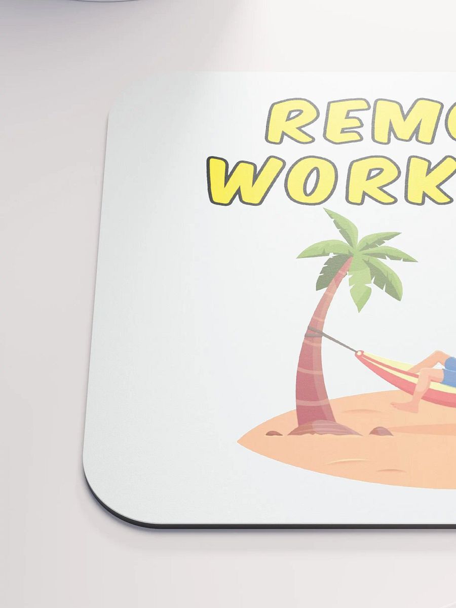Remote Work Life Mousepad product image (6)