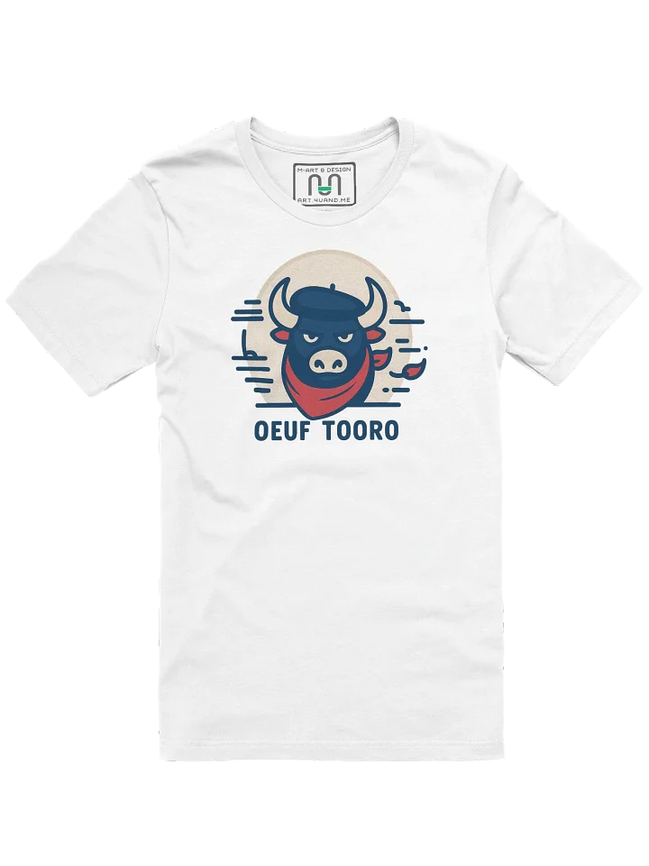 French Bull Graphic T-Shirt – OEUF TOORO by M-Art & Design product image (1)