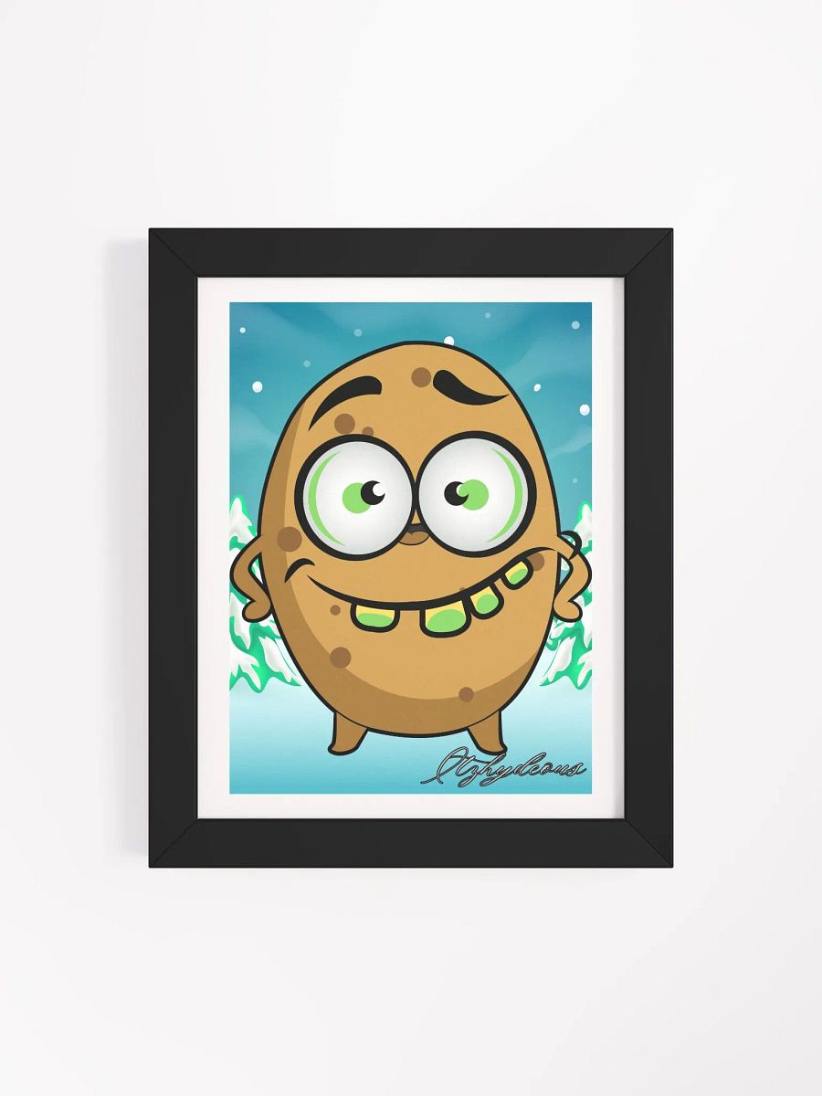 Spudtastic Snowy Smile Framed Poster product image (4)