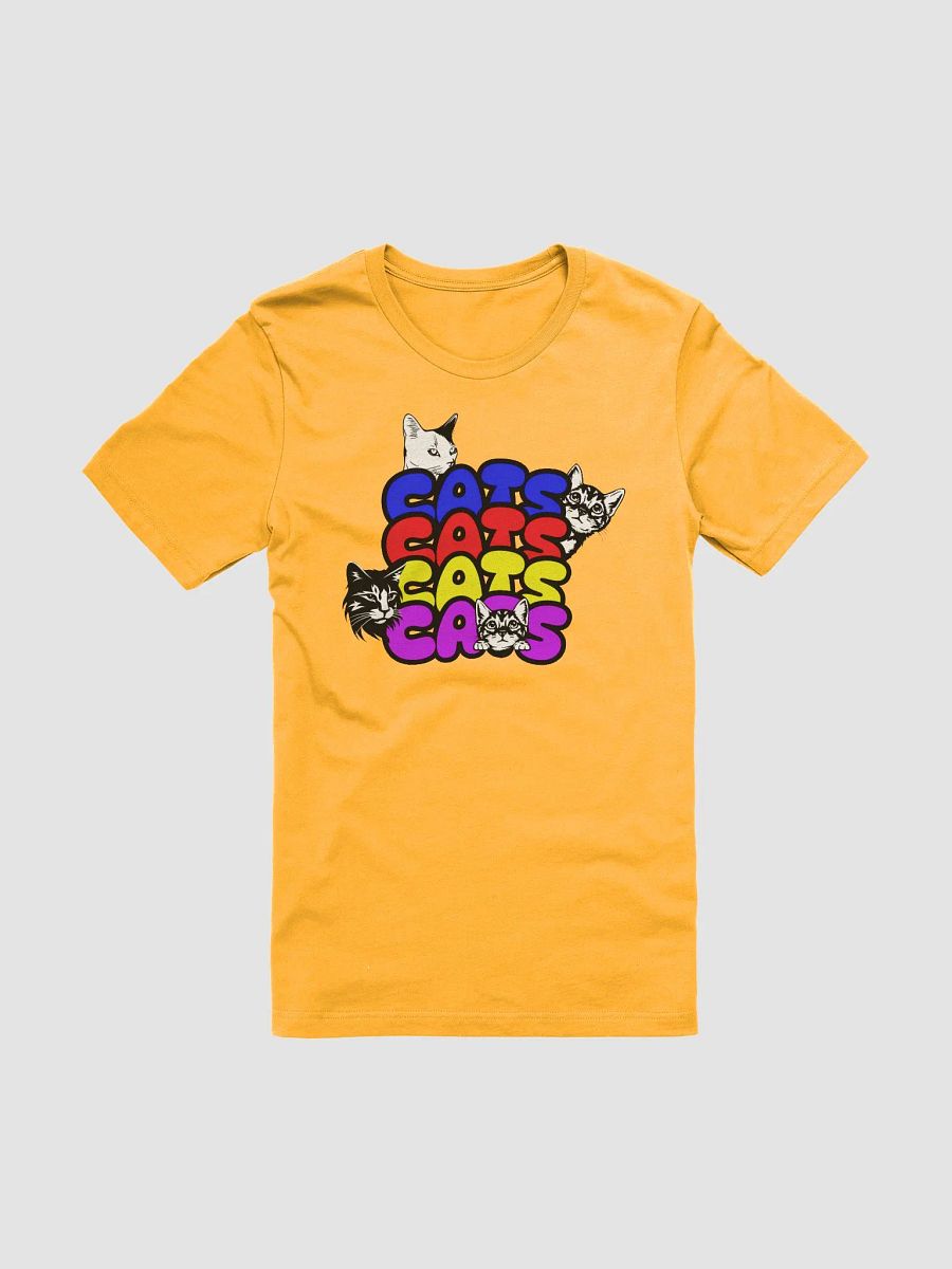 Vibrant Cat Faces Unisex T-Shirt product image (5)