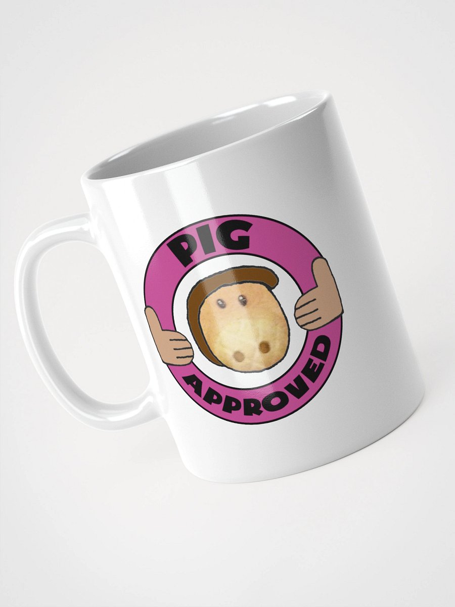 Pig Approved White Glossy Mug product image (4)