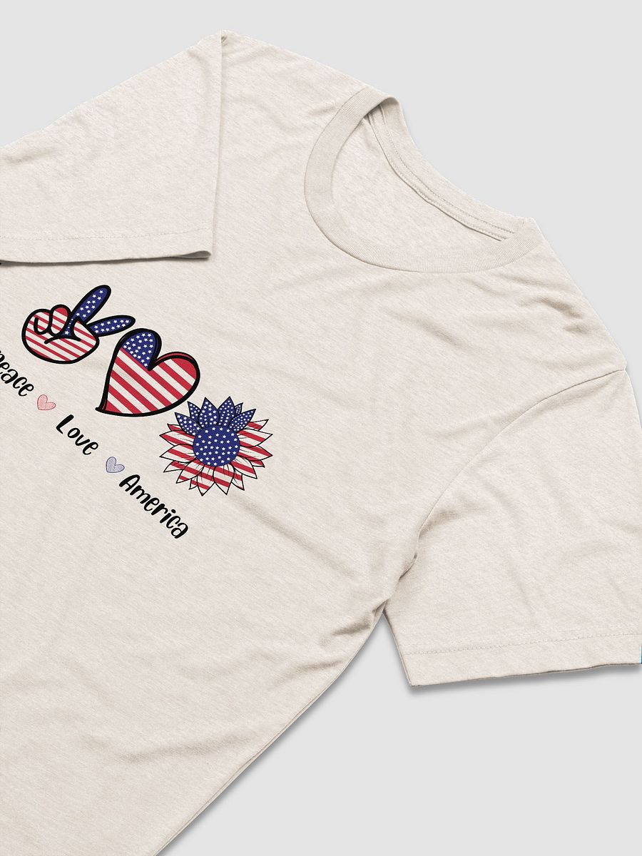 Patriotic Peace and Love Tee product image (14)