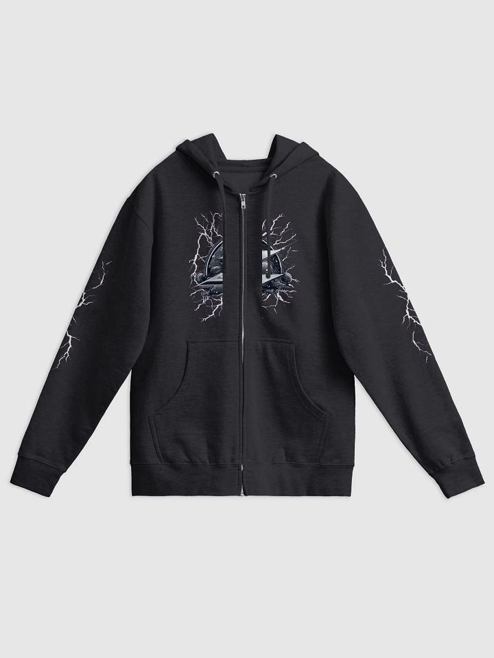 To Be Fair... Z Weather Lightning Logo Fleece Zip Up Hoodie product image (1)