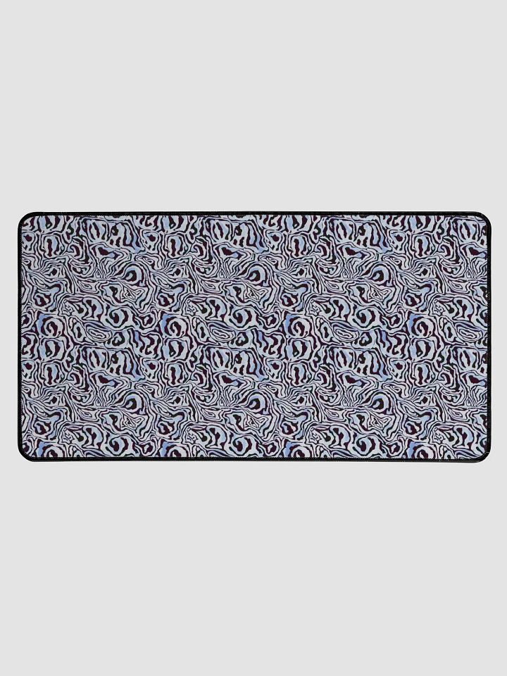 Blue Black Snake Pattern Desk Mat product image (1)